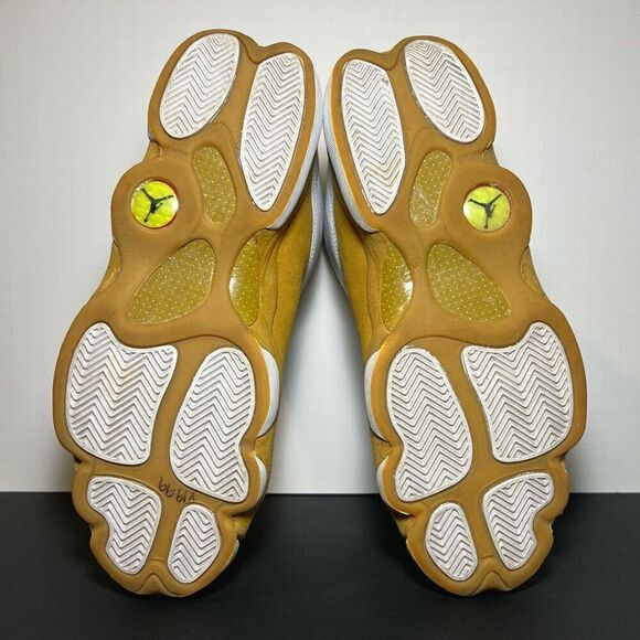 Mens 04’ AIR JORDAN 13 XIII Wheat Leather Basketball Sneakers / Size 12 - Picture 7 of 9